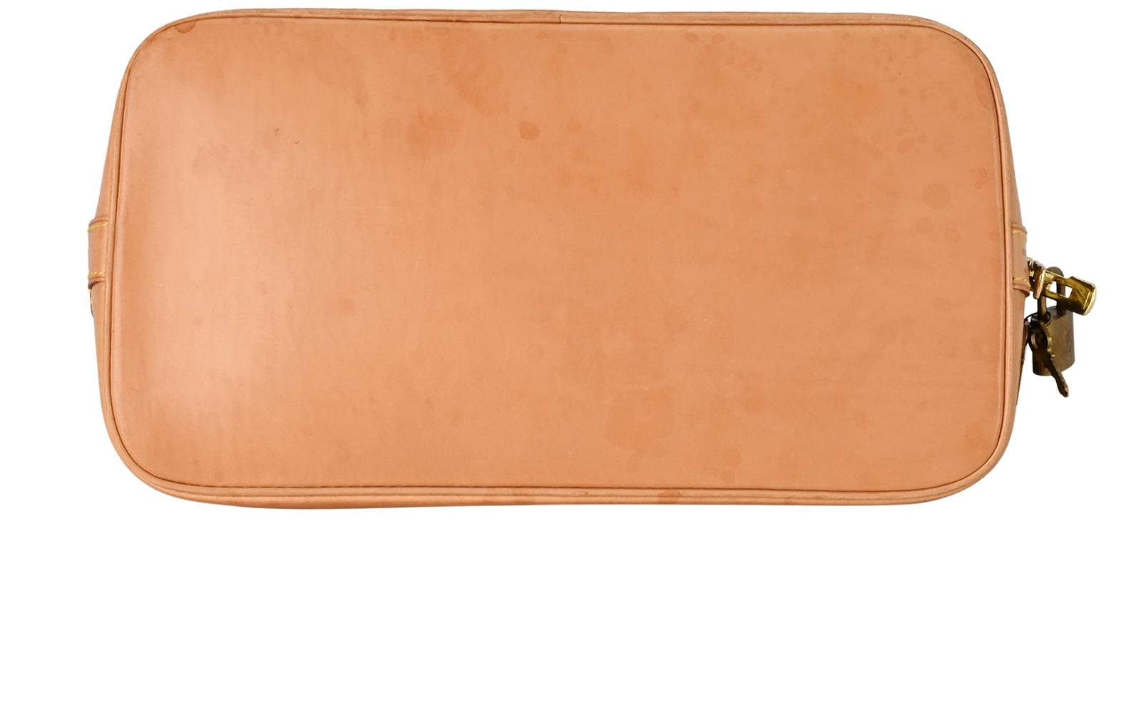 Alma PM, &pound;850, Handbags, Brown, Canvas/Leather, Top view